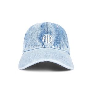 Anine Bing Light Blue Denim Cap